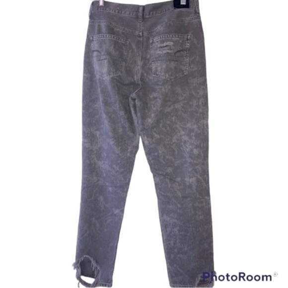 American Eagle Mom Jean pink Tint Grey Wash - Picture 15 of 16